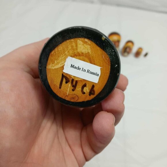 Vintage Wooden Dog Themed Nesting Dolls - Picture 12 of 12